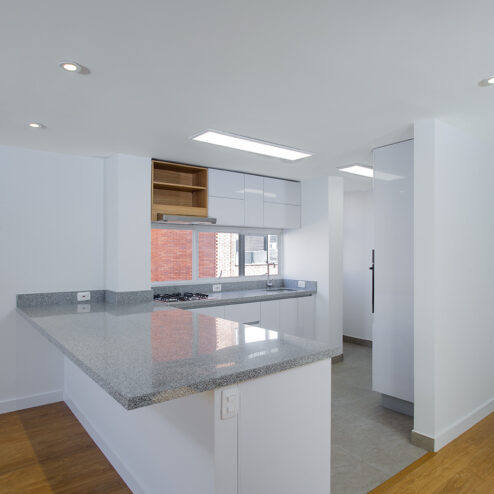 Cocina moderna con isla