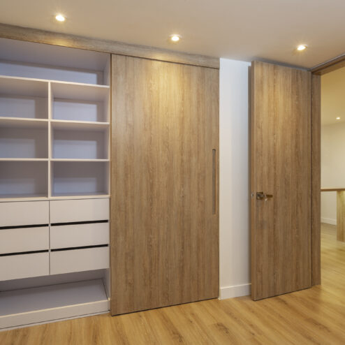 Closet en apartamento pequeño